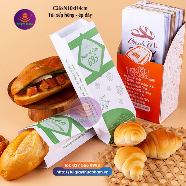 túi giấy bánh mì